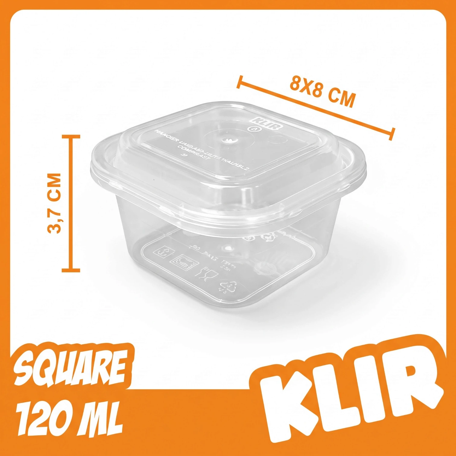 Klir Thinwall Square Isi 25 (120ml)