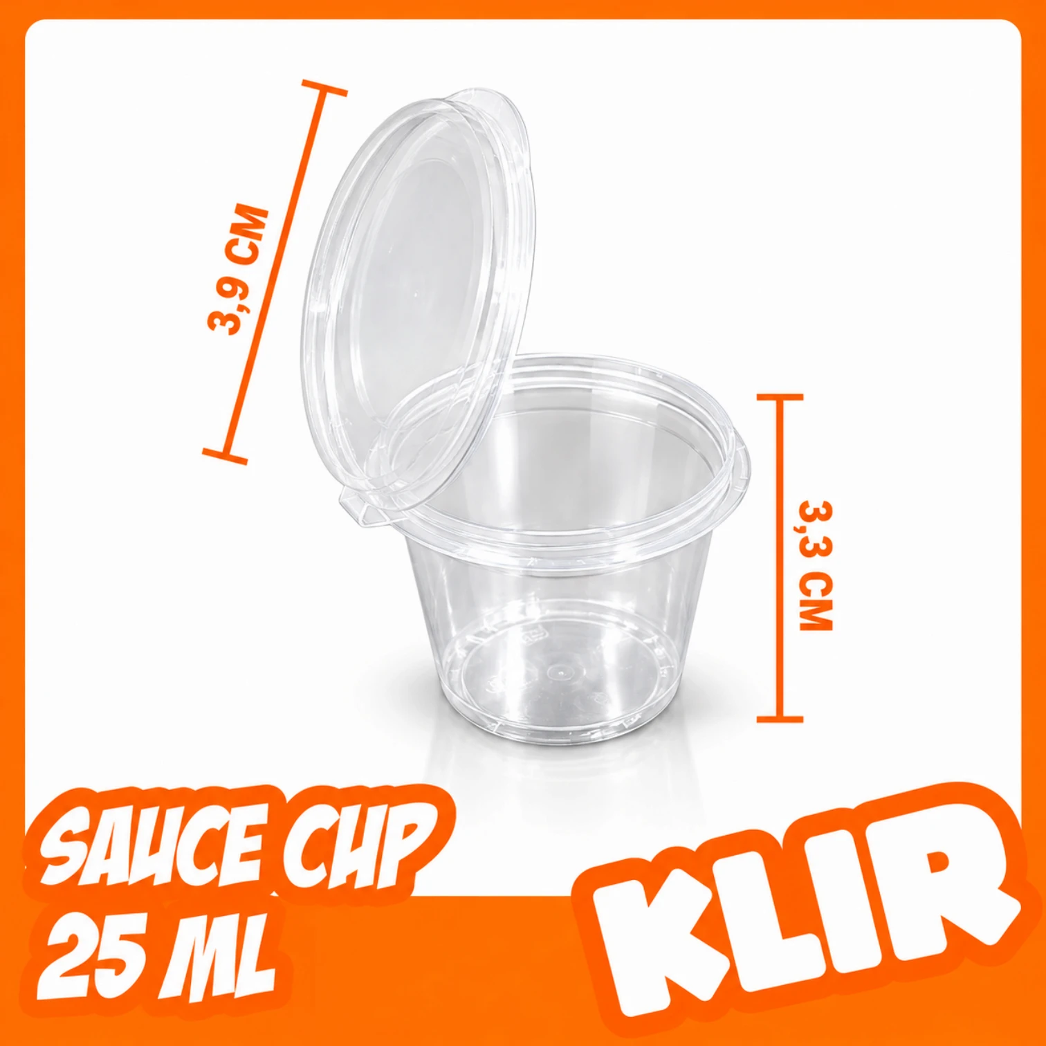 Klir Sauce Cup Isi 50 (25ml)
