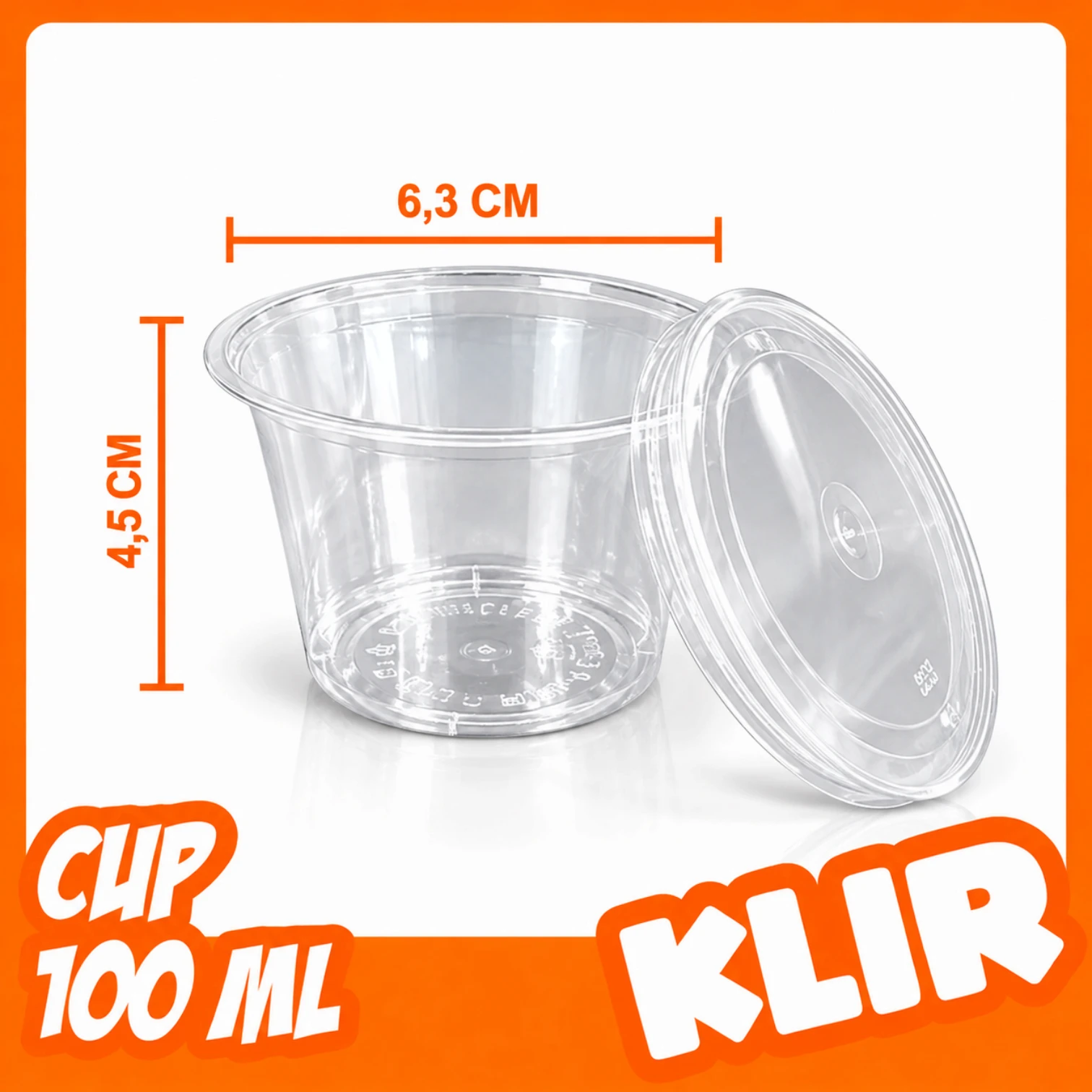 Klir Sauce Cup Isi 25 (100ml)