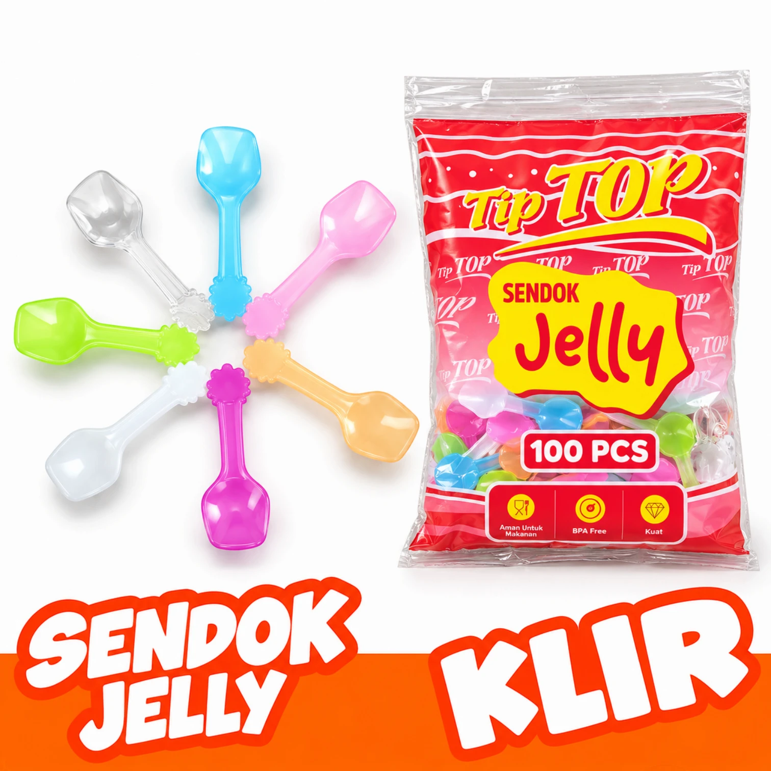 Tip Top Sendok Jelly (Bening)