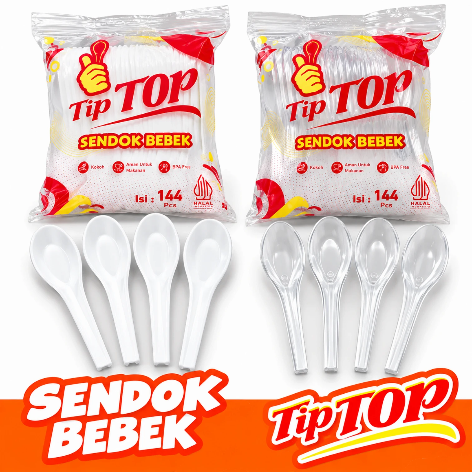 Tip Top Sendok Bebek (Bening)