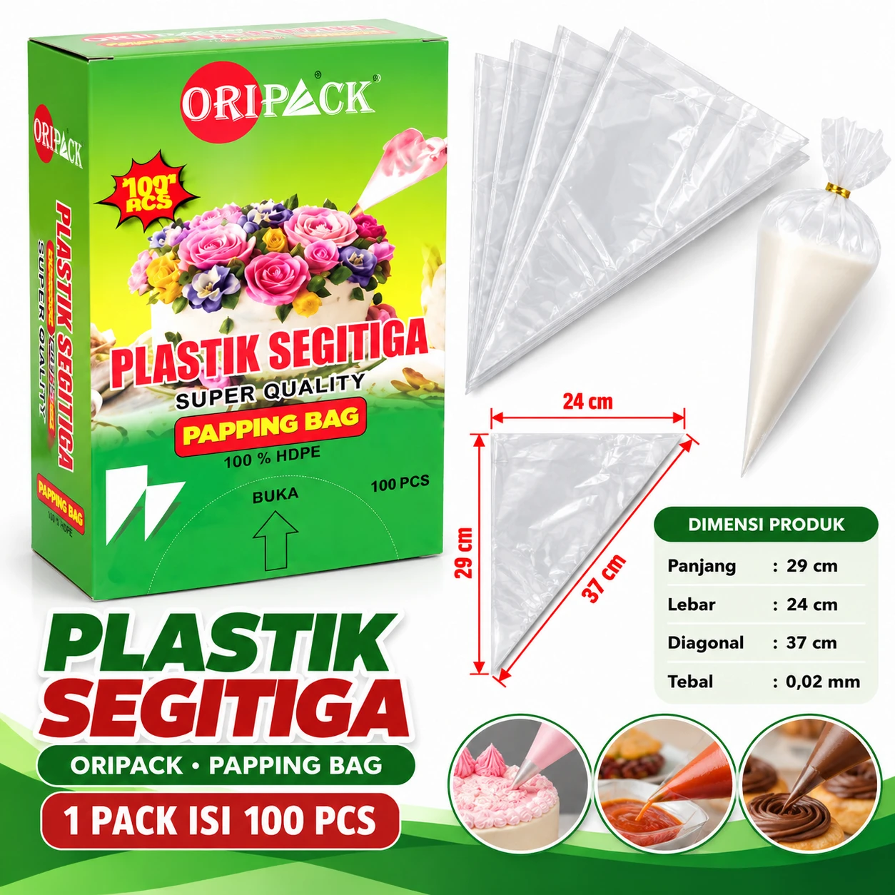 Oripack Plastik Segitiga